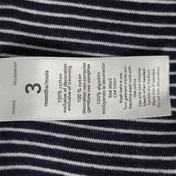 Carter's Matching Striped Bear Jumpsuit With Hat & Socks Size 3m - Picture 5 of 8